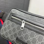 Clutch Gucci Brown GG Supreme Black 24 x 15 cm  - 3