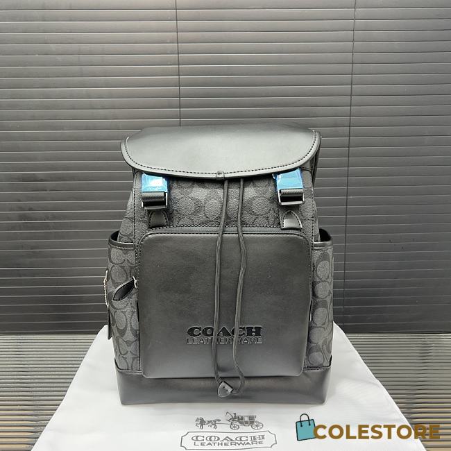 Coach League Flap Logo Black 40 x 28 cm  - 1