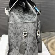 Coach League Flap Logo Black 40 x 28 cm  - 6