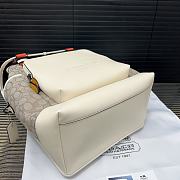 Coach League Flap Logo Beige 40 x 28 cm  - 4