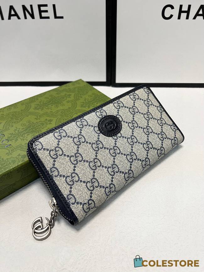 Gucci Leather Zip Around Wallet 19 x 10 cm - 1