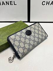 Gucci Leather Zip Around Wallet 19 x 10 cm - 1
