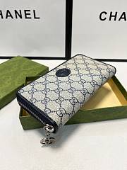 Gucci Leather Zip Around Wallet 19 x 10 cm - 6