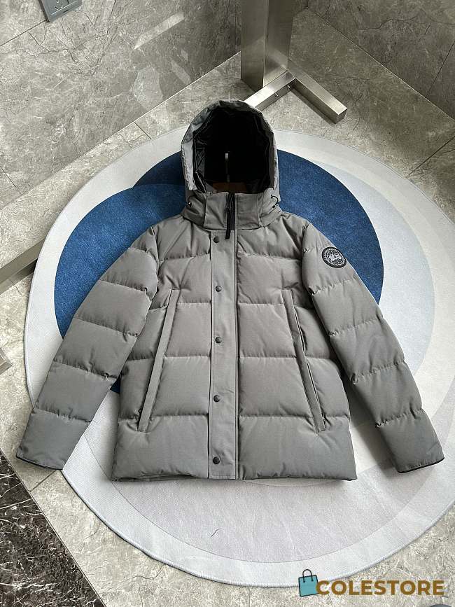Canada Goose Grey Man's Puffer Jackets - 1