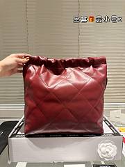 Chanel 22 Bag Red 30 x 33 cm - 6