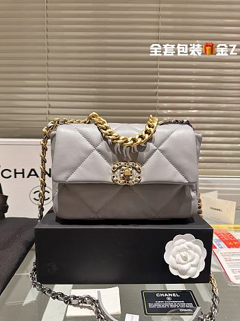 Chanel 19 Bag Grey 26 cm 