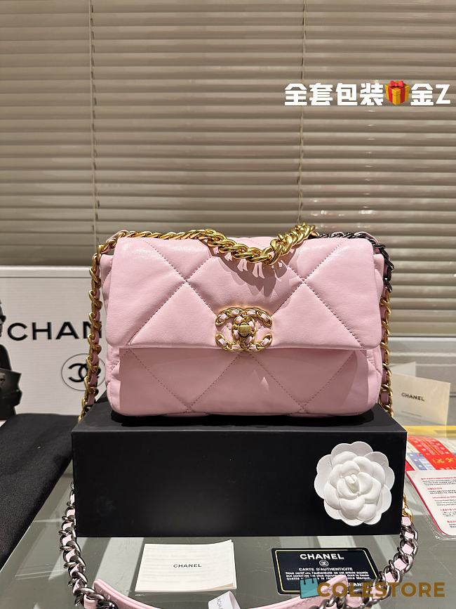 Chanel 19 Bag Pink 26 cm  - 1
