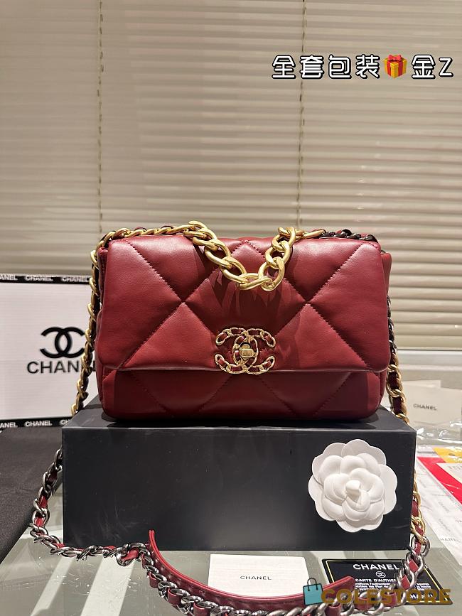 Chanel 19 Bag Rouge 26 cm - 1