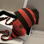 Colestore Vivienne Westwood Wool Hat Ear-Cover Black And Red - 6
