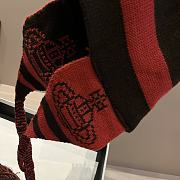 Colestore Vivienne Westwood Wool Hat Ear-Cover Black And Red - 5