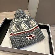 Gucci Christmas Beanie Grey - 4