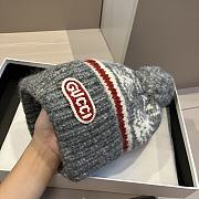 Gucci Christmas Beanie Grey - 6