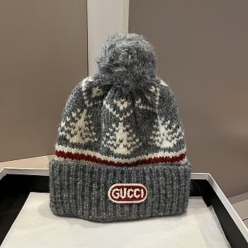 Gucci Christmas Beanie Grey