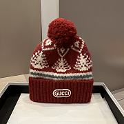 Gucci Christmas Beanie Red - 5