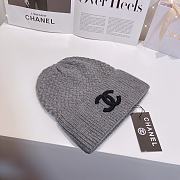 Gucci Beanie Logo Grey  - 5