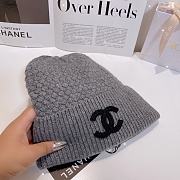 Gucci Beanie Logo Grey  - 6