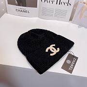 Gucci Beanie Logo Black  - 1