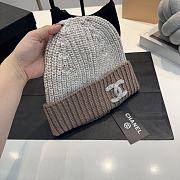Gucci Beanie Logo Brown  - 4