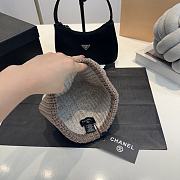 Gucci Beanie Logo Brown  - 3