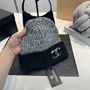 Gucci Beanie Logo Grey And Black  - 4