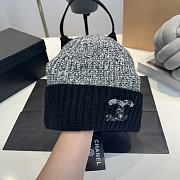 Gucci Beanie Logo Grey And Black  - 2