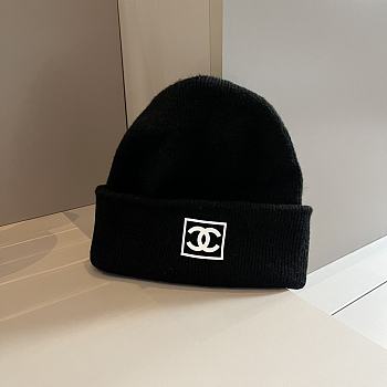 Gucci Knitting Beanie Logo Black 
