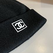 Gucci Knitting Beanie Logo Black  - 6