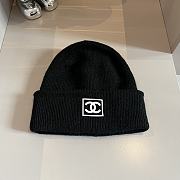 Gucci Knitting Beanie Logo Black  - 4