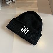 Gucci Knitting Beanie Logo Black  - 2