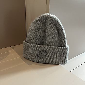 Gucci Knitting Beanie Logo Grey 