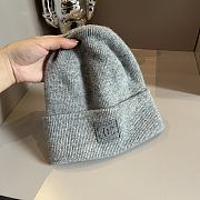 Gucci Knitting Beanie Logo Grey  - 2