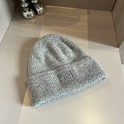 Gucci Knitting Beanie Logo Grey  - 3