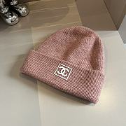 Gucci Knitting Beanie Logo Brown Pink  - 2