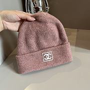 Gucci Knitting Beanie Logo Brown Pink  - 5