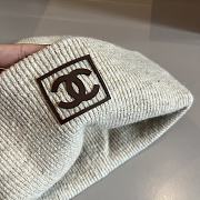 Gucci Knitting Beanie Logo Beige  - 3