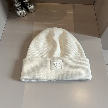 Gucci Knitting Beanie Logo White 