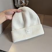 Gucci Knitting Beanie Logo White  - 3