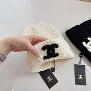 Gucci Beanie Black Logo White  - 3