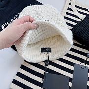 Gucci Beanie Black Logo White  - 4