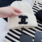 Gucci Beanie Black Logo White  - 5