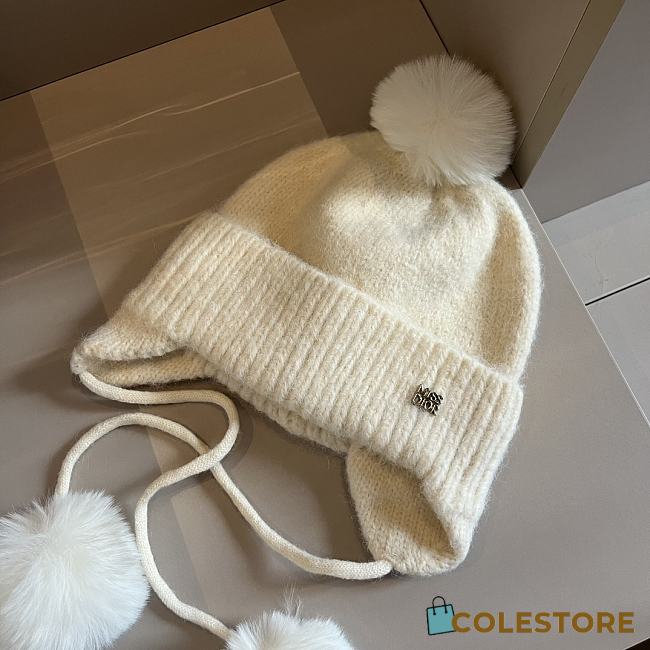 Dior Bomber Hat White  - 1