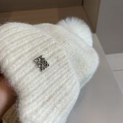 Dior Bomber Hat White  - 5
