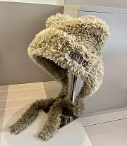 Miumiu Bomber Hat Fur Brown  - 1