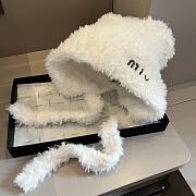 Miumiu Bomber Hat Fur White  - 2