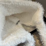 Miumiu Bomber Hat Fur White  - 5