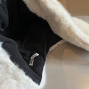 Miu Miu Cat Ears Bomber Hat Full Fur White  - 4