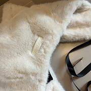 Miu Miu Cat Ears Bomber Hat Full Fur White  - 2