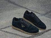 Prada Faded Suede Sneakers Blue - 1