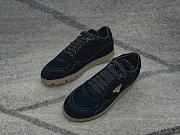 Prada Faded Suede Sneakers Blue - 3