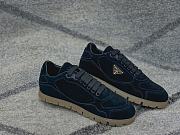 Prada Faded Suede Sneakers Blue - 2